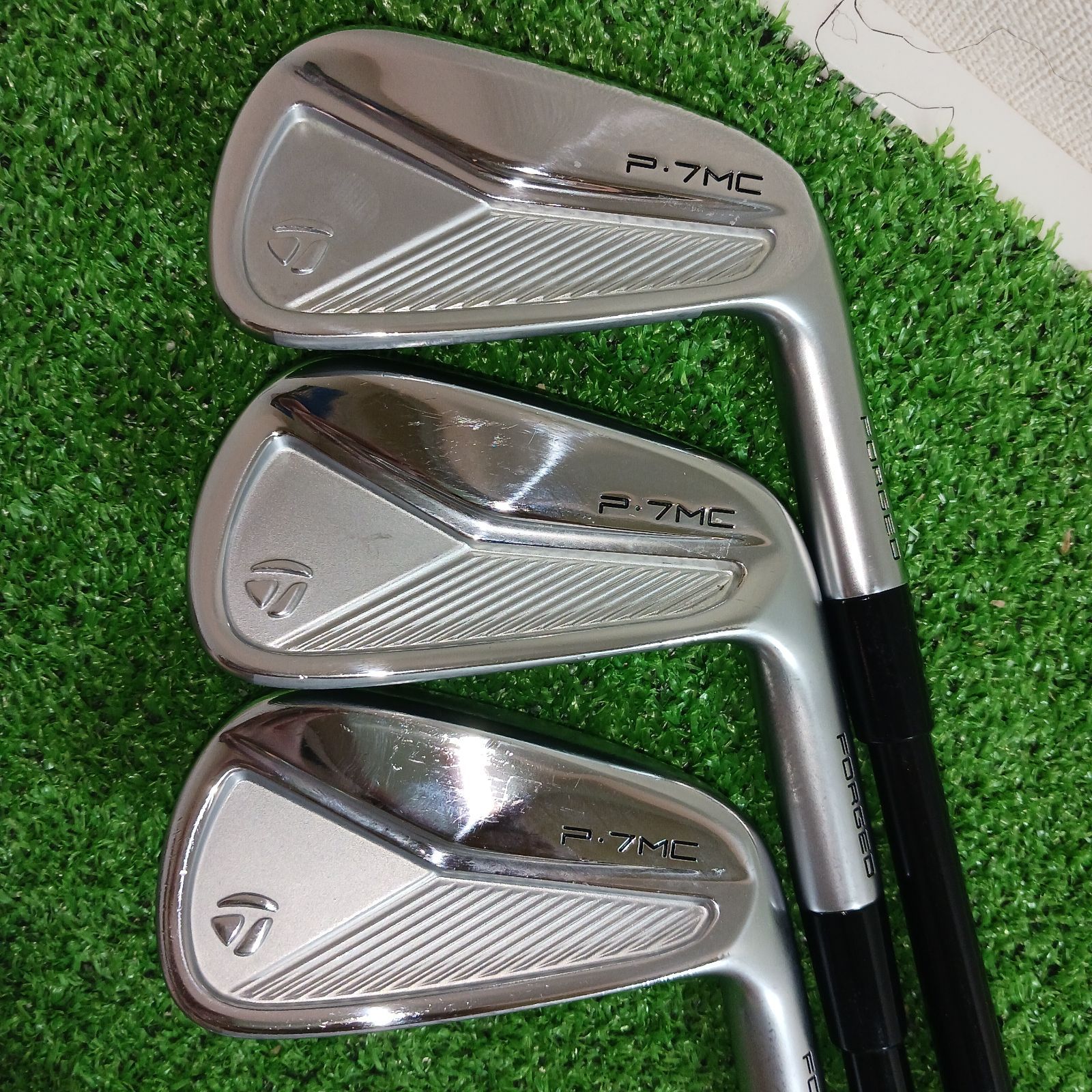 【美品】テーラーメイド P7MC 2023 アイアン ヘッド 6-P セット P700シリーズ テーラーメイド TaylorMade P7MC アイアンセット 6