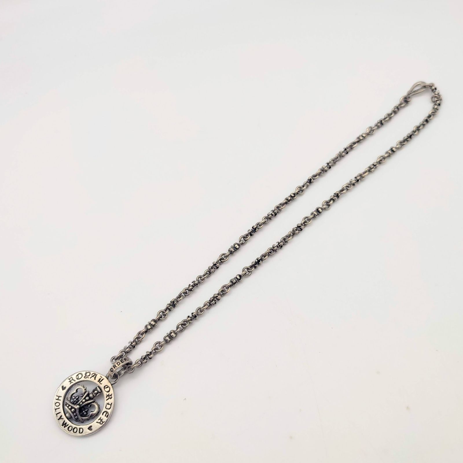 ROYAL ORDER ロイヤルオーダー スピニングクラウンネックレス 