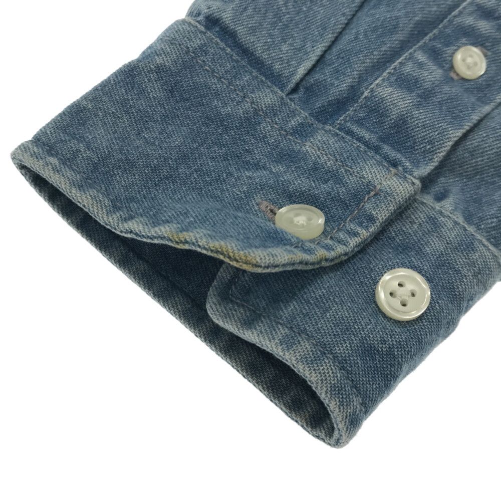 SUPREME (シュプリーム) 21AW Applique Denim Shirt ロゴアップリケ