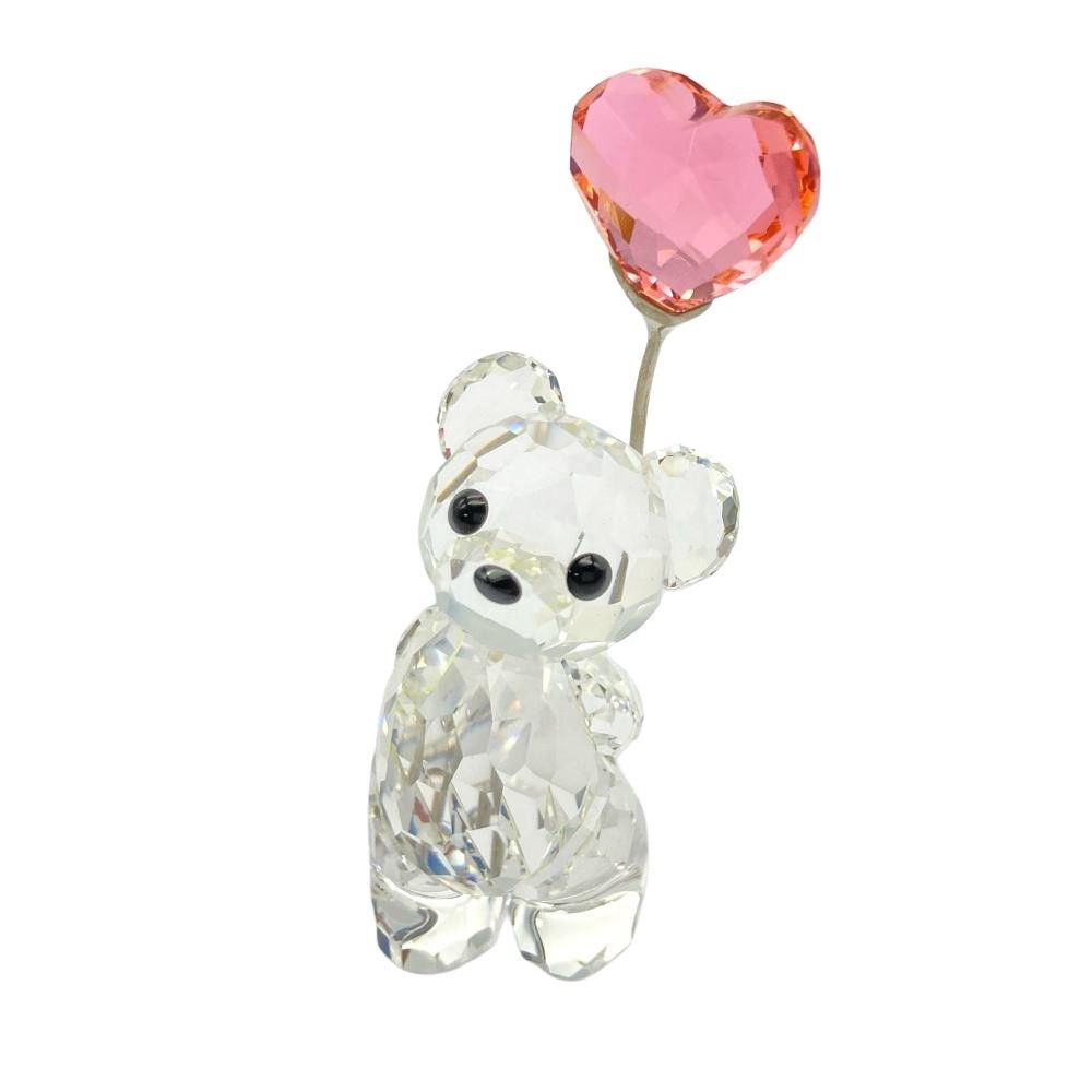 美品 スワロフスキー アイラブユー スワロフスキー SWAROVSKI クリスベア アイラブユー オブジェ