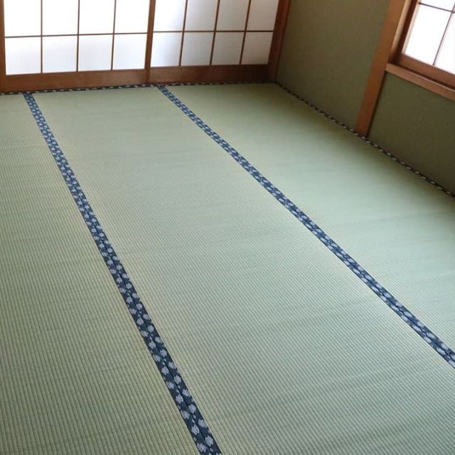 純国産 い草 上敷き はっ水 カーペット 双目織 三六間1畳(約91×182cm）