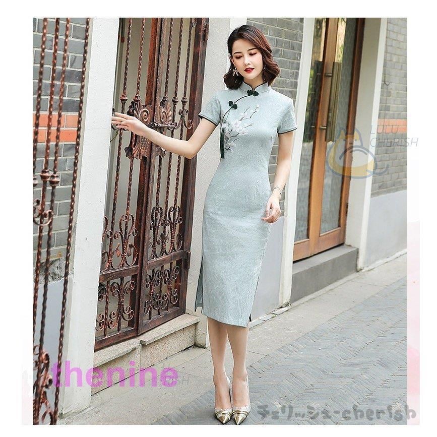 ドレスワンピース チャイナ服