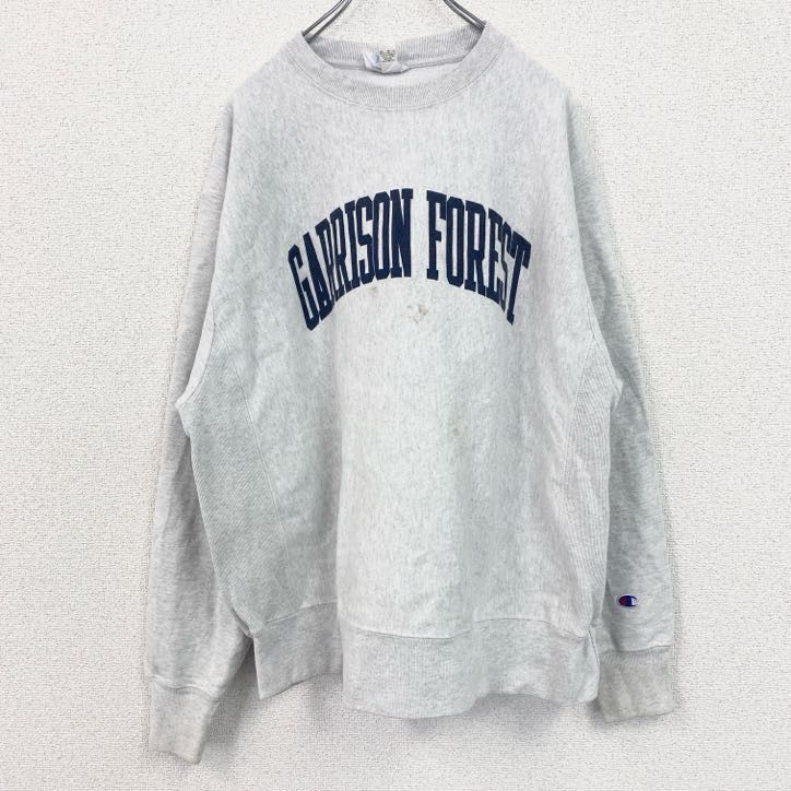 【00s Champion】 スウェット　リバースウィーブ REVERSE WEAVE 00s メキシコ製 Championチャンピオン 無地 目