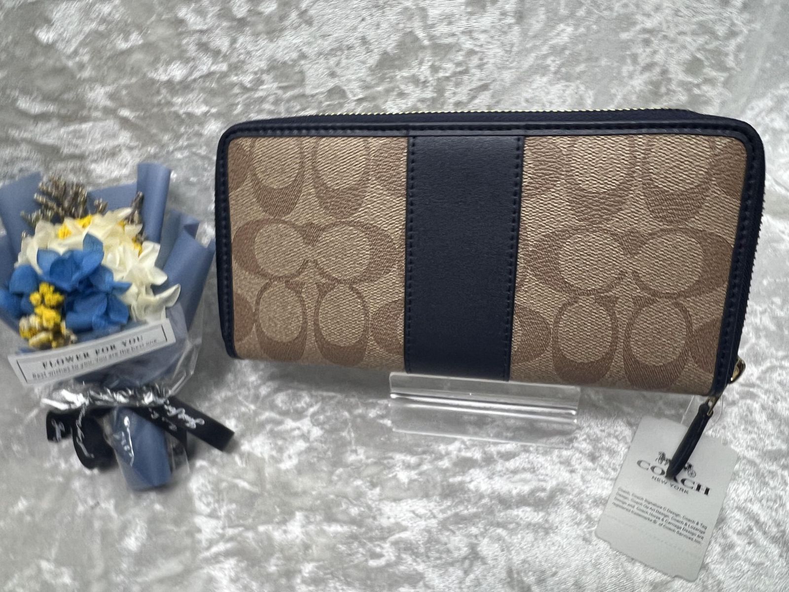 COACH 財布 コーチ 長財布 レディース 新品 未使用 ラウンドファスナー 