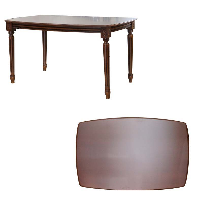 ダイニングテーブル 5点セット 150cm レッド イタリア 長方形