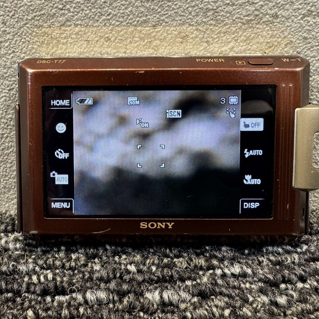 SONY Cyber-shot DSC-T77 ブラウン コンパクトデジタルカメラ KGID 