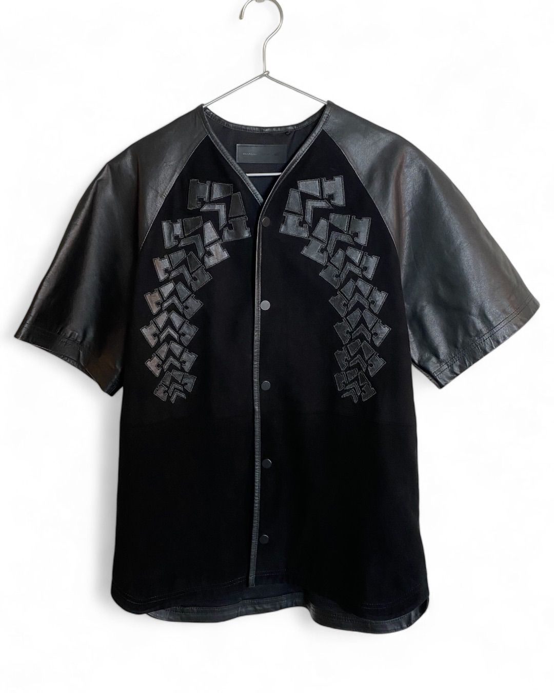 Alexander Wang アレキサンダーワン H＆Mコラボ レザー ベースボールシャツ