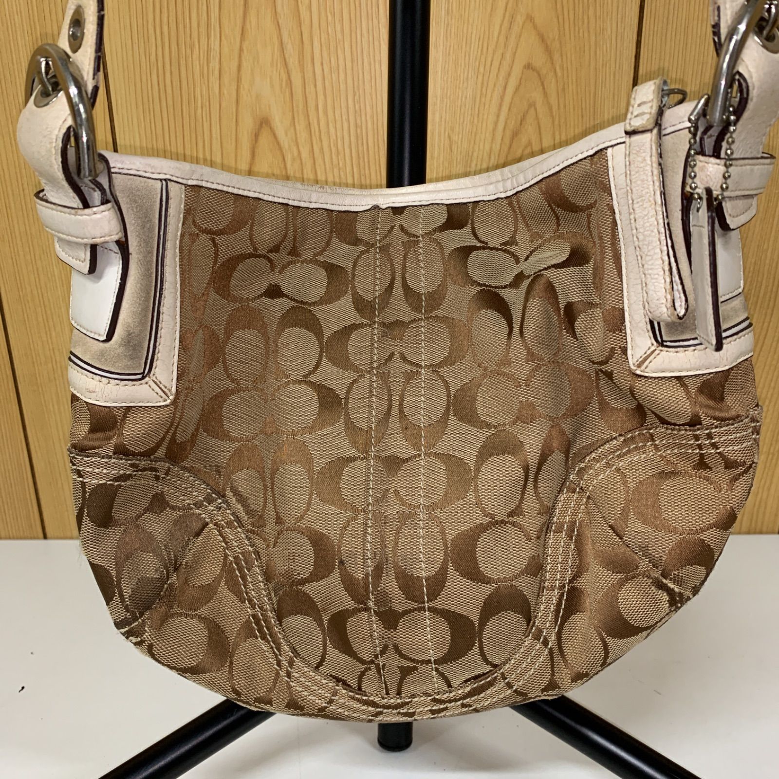 77 COACH コーチ ワンショルダーバッグ 6267 シグネチャー キャンバス 