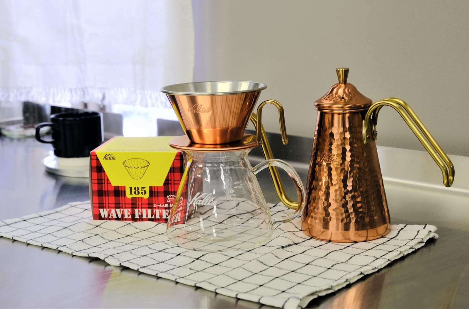 カリタ Kalita コーヒーポット 銅製 700ml 細口 ノズル 直火 日本