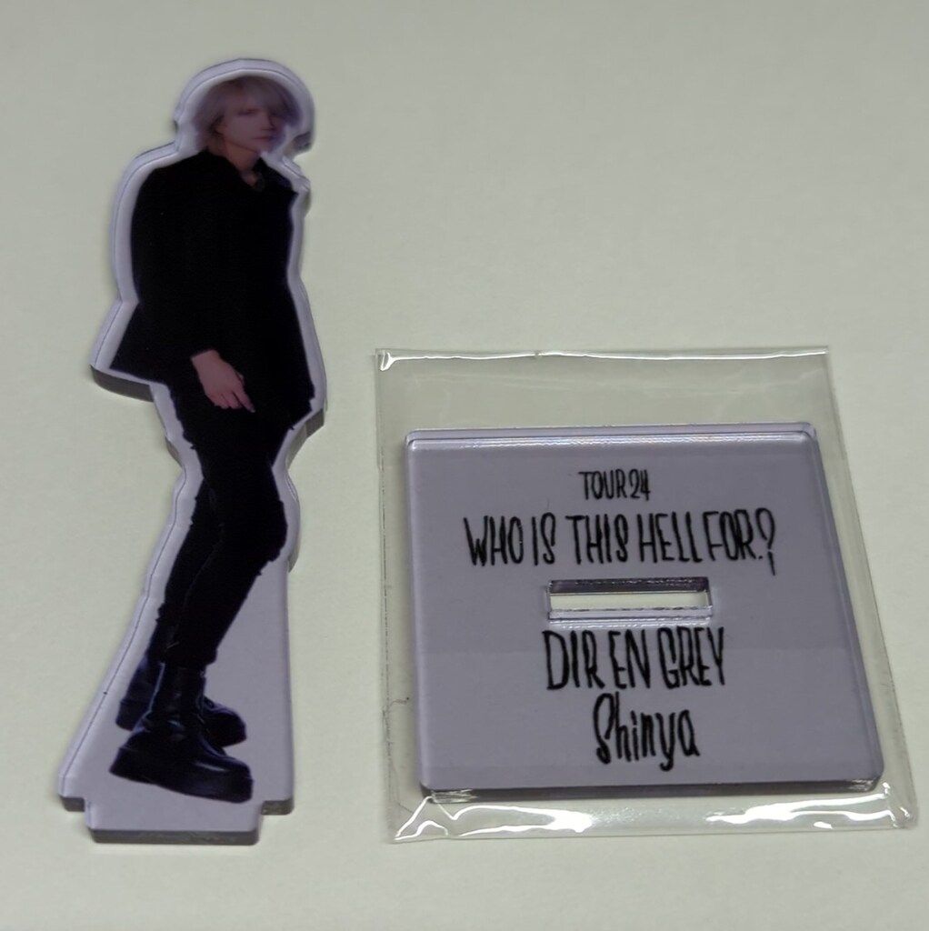 TOUR24 WHO IS THIS HELL FOR? アクリルスタンド　京 DIR EN GREY TOUR24 WHO IS THIS HELL FOR? OFFICIAL GOODS