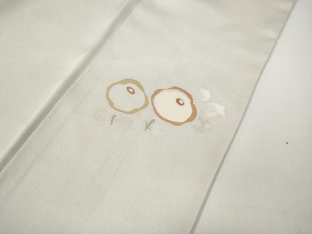 平和屋着物○訪問着 駒刺繍 万寿菊籬流水文 金彩 正絹 逸品 CAAY4859ut