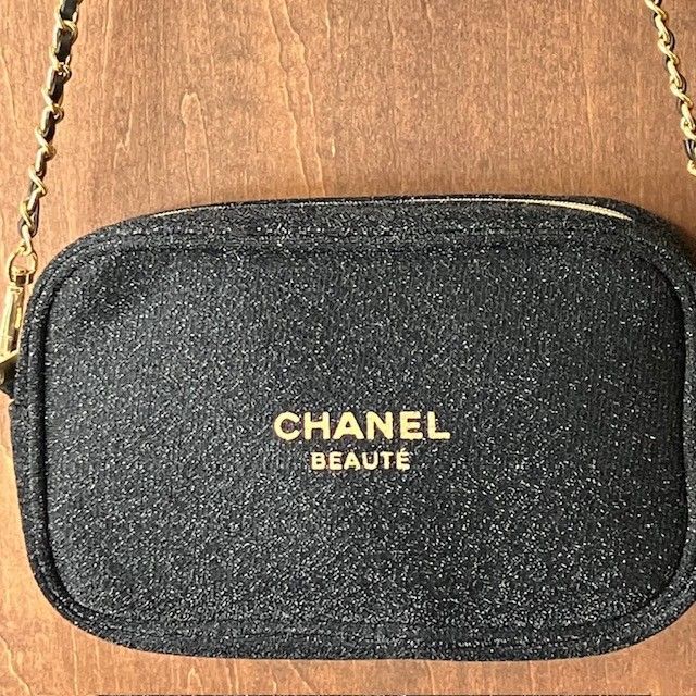 シャネル CHANEL 「CHANELBEAUTE」 ノベルティ チェーンポーチ