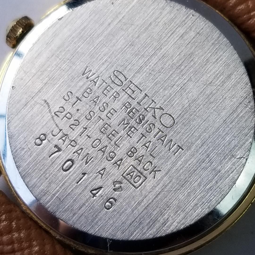 電池新品】稼働中 SEIKO セイコー クォーツ 腕時計 稼働中
