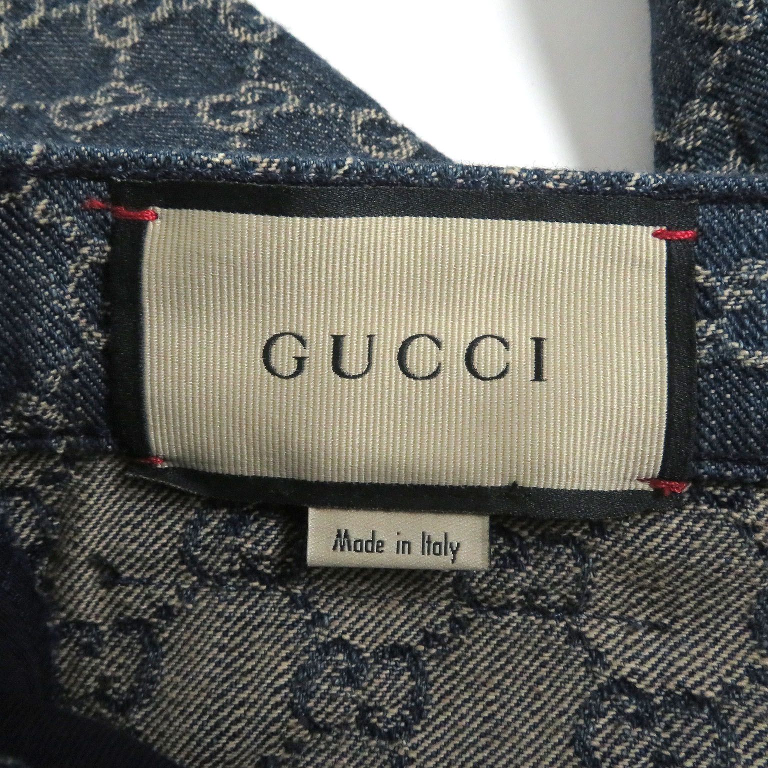 未使用品 GUCCI グッチ 21SS 649089 エコウォッシュド コットン GG総柄