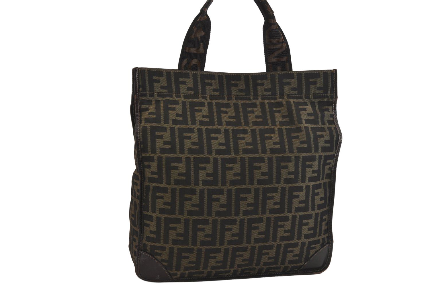 フェンディ ハンドバッグ ズッカ柄 トートバッグ 大容量 折りたたみ式 ナイロン FENDI フェンディ ヴィンテージ ズッカ柄 折り畳み ハンドトート