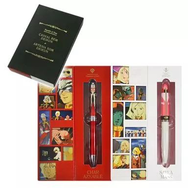 中古】ペン シャアペン＆セイラ万年筆セット 「機動戦士ガンダム