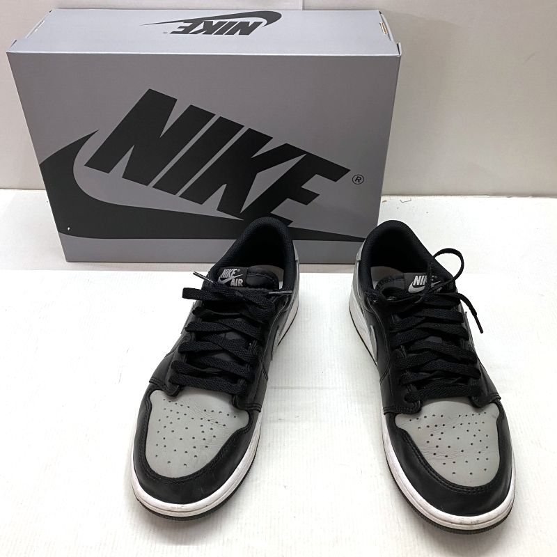 03w12910【箱付き】Nike Air Jordan 1 Retro Low OG Shadow ナイキ エアジョーダン1 レトロ ロー OG シャドウ 27.5cm メンズ  スニーカー  CZ0790-003
