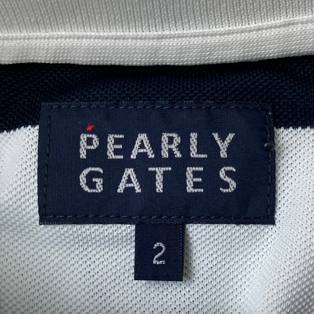 サイズ：2 PEARLY GATES パーリーゲイツ  半袖ポロシャツ  ブルー系 [240101441860] ゴルフウェア レディース ストスト 新品】PEARLY GATES パーリーゲイツ 半袖ポロシャツ ギンガム