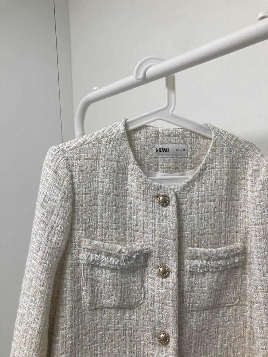 Bunjang商品韓国直送】MIXXO(ミッソ) ツイード ジャケット - メルカリ