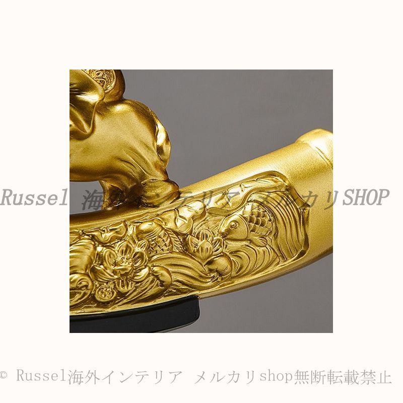 オブジェ 象牙風 象 吉祥文様 ゴールド カラー おしゃれ かわいい