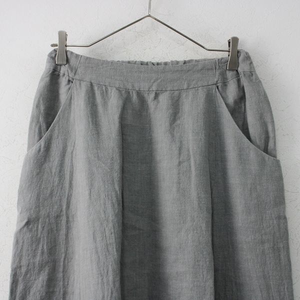 evam eva vie エヴァムエヴァ ヴィー リネンサルエルパンツ /グレー