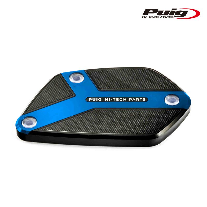 Puig 9530A BRAKE-CLUTCH FLUID TANK CAP フロント 左右共通 [BLUE] リザーバータンクキャップ
