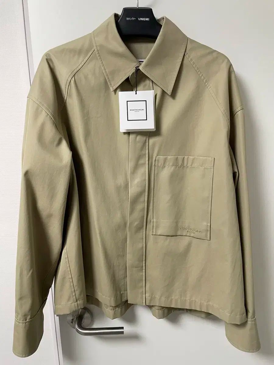WOOYOUNGMI ウーヨンミ ベージュ クロップドシャツ ジャケット