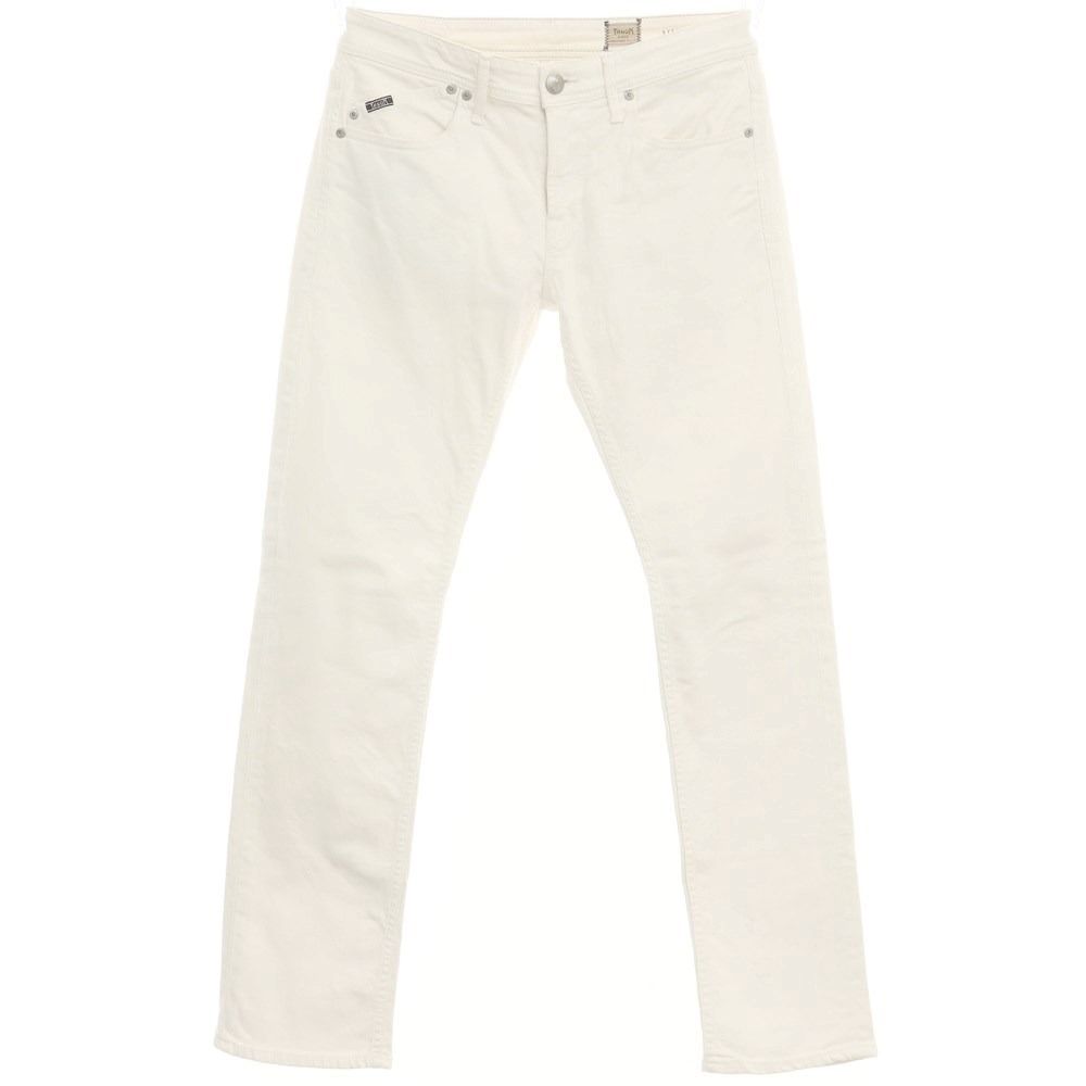 【中古】ヤヌーク YANUK MICHEL ストレッチ デニムパンツ ジーンズ オフホワイト【サイズ31】【メンズ】