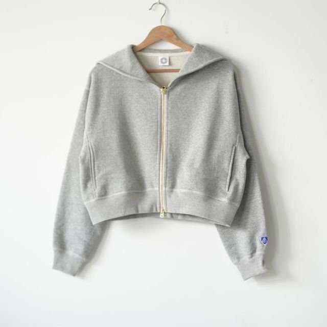 ORCIVAL | ZIP SAILOR (heather grey) size 2 | オーシバル 裏毛
