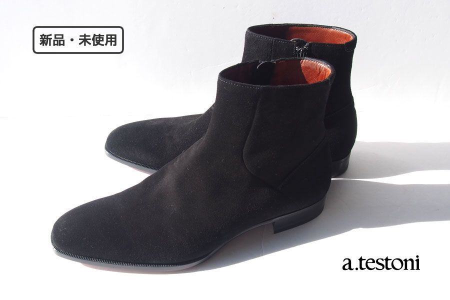 新品｜未使用｜ア・テストーニ｜a.testoni｜ブーツ｜6.5 - メルカリ