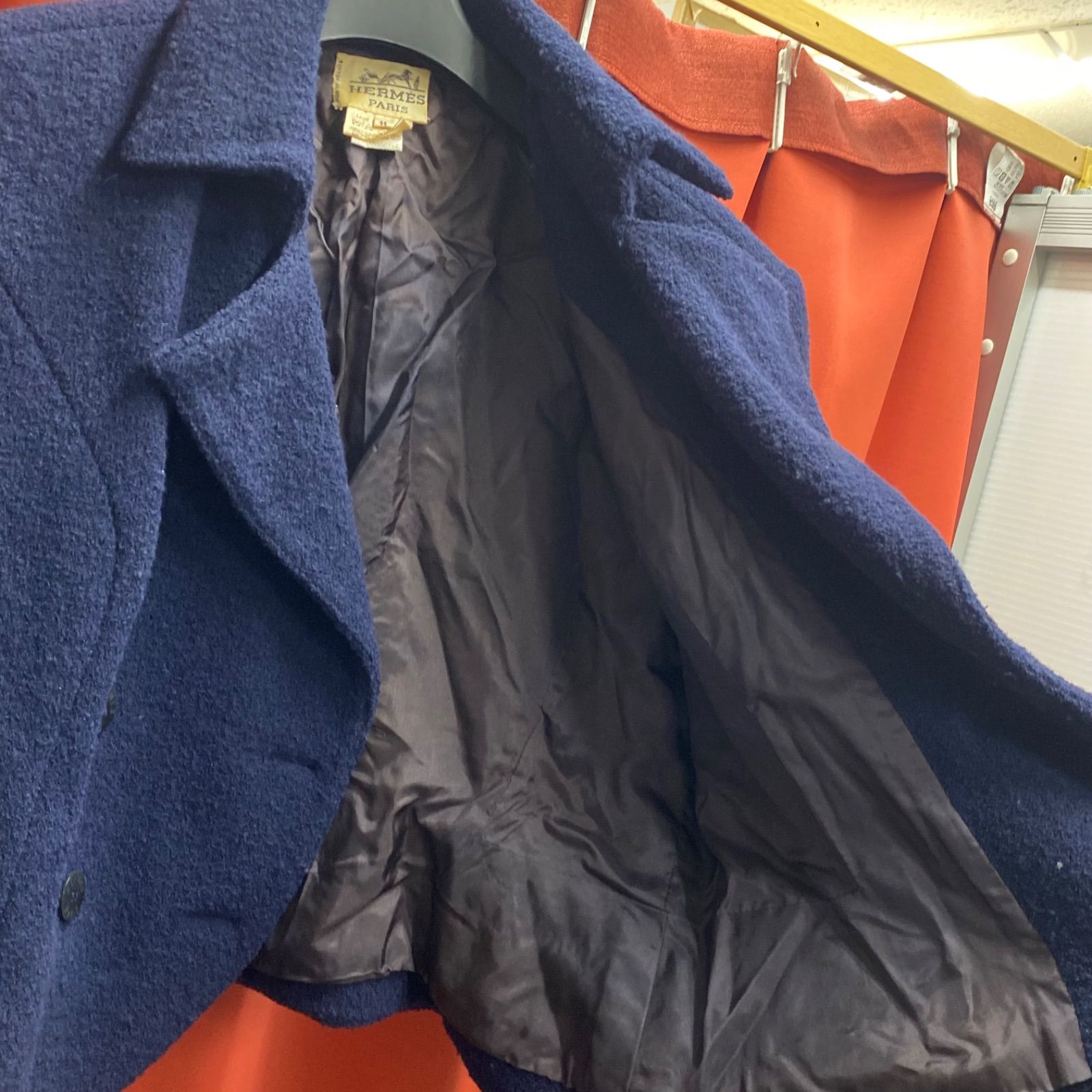 HERMÉS ネイビー アウター