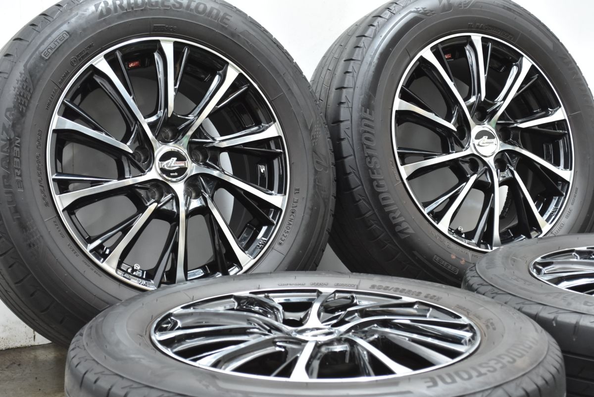人気デザイン WEDS LEONIS JG 16in 6.5J 47 PCD114.3 ブリヂストン トランザ ER33N 205 65R16 ヤリスクロス セレナ エルグランド