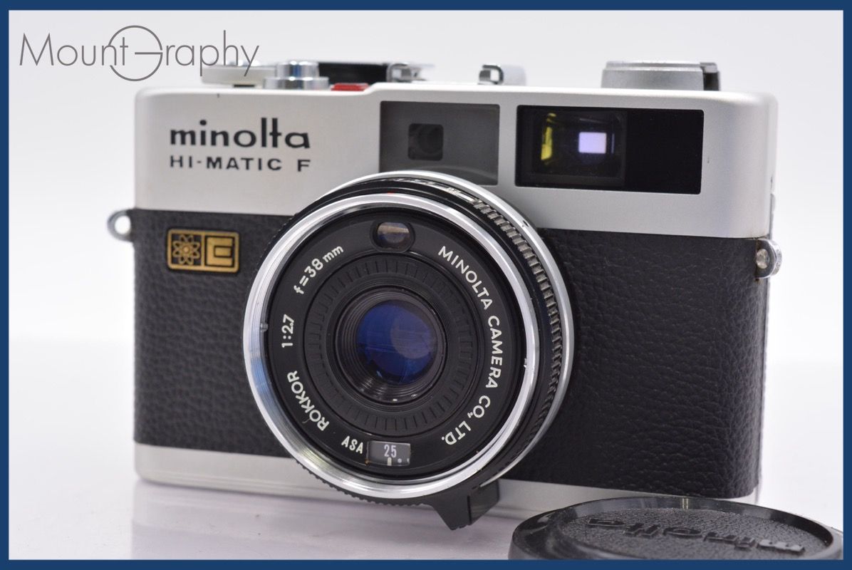 ☆極上美品☆ ミノルタ MINOLTA HI-MATIC F E 38mm F2.7 ☆完動☆同梱  
