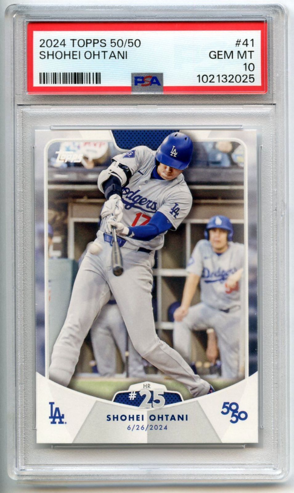 PSA鑑定カード］ PSA10 GEM MT 大谷翔平 2024 Topps 50/50 #41