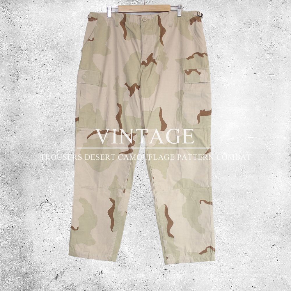 US ARMY 米軍 実物 デザートカモ BDU ミリタリー パンツ コットン 