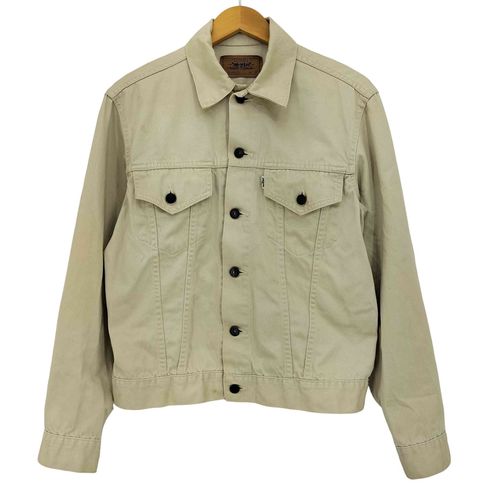 【Levi's】 リーバイス 70505-30 コットンサテンジャケット 90s Levi's - 【Levi's】 リーバイス 70505-30 コットンサテン