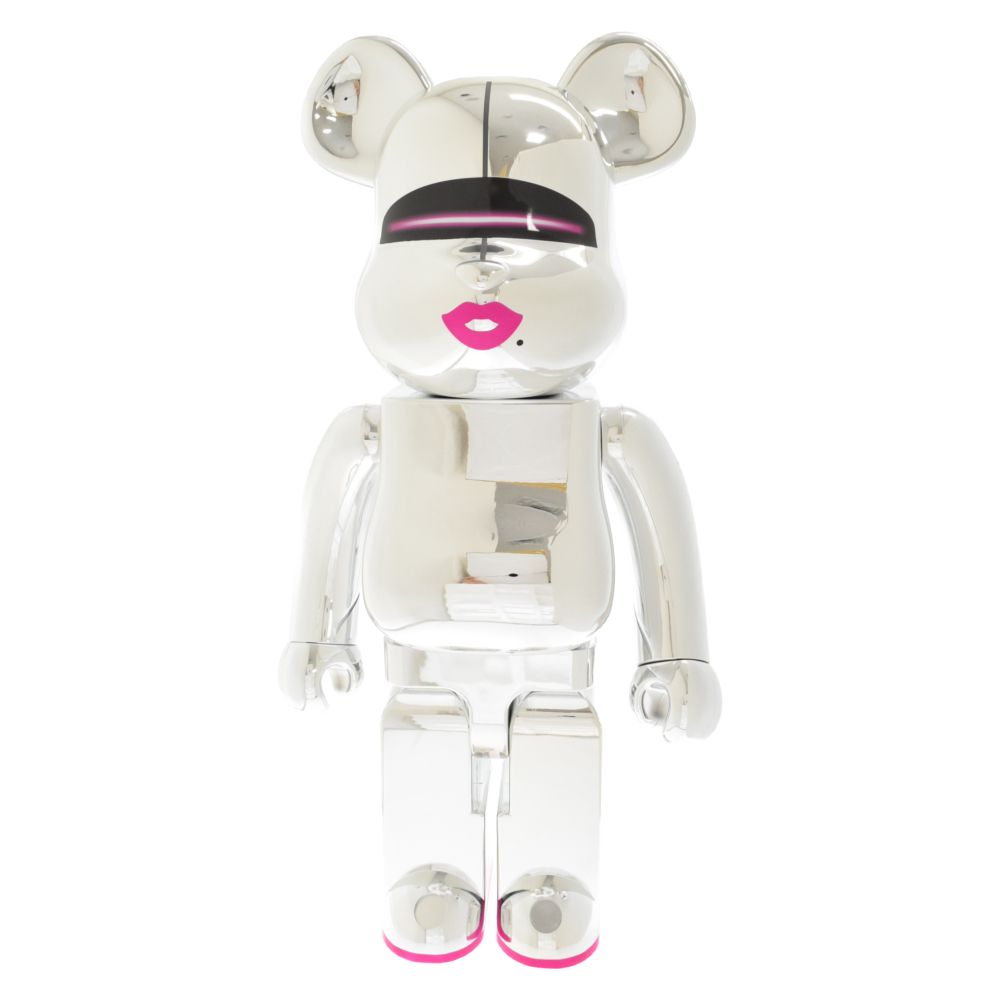 MEDICOM TOY (メディコムトイ) BE@RBRICK SORAYAMA 2G SILVER 1000% ベアブリック ソラヤマ シルバー  空山基