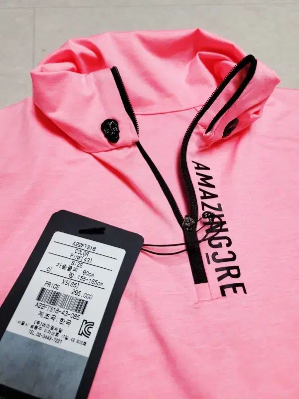 AMAZINGCRE アメージングクリー ピンク ゴルフショートスリーブ T シャツ ウーマンズ xs 85 myr
