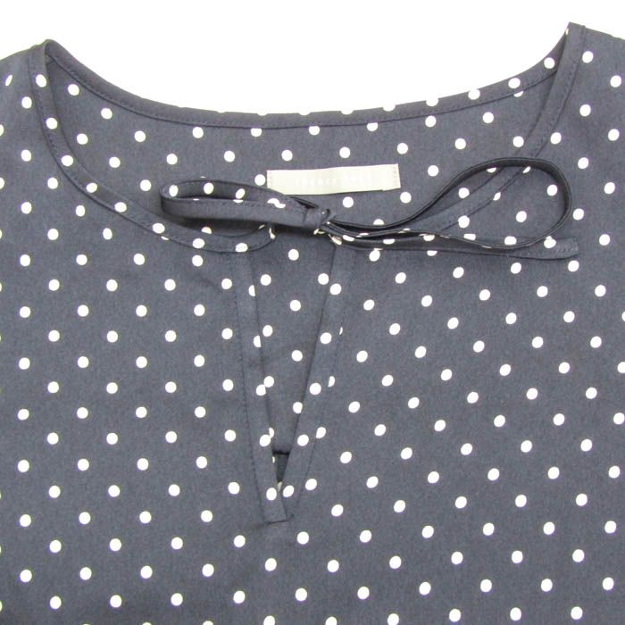 セオリーリュクス ブラウス 長袖 ドット柄 シャツ トップス 日本製