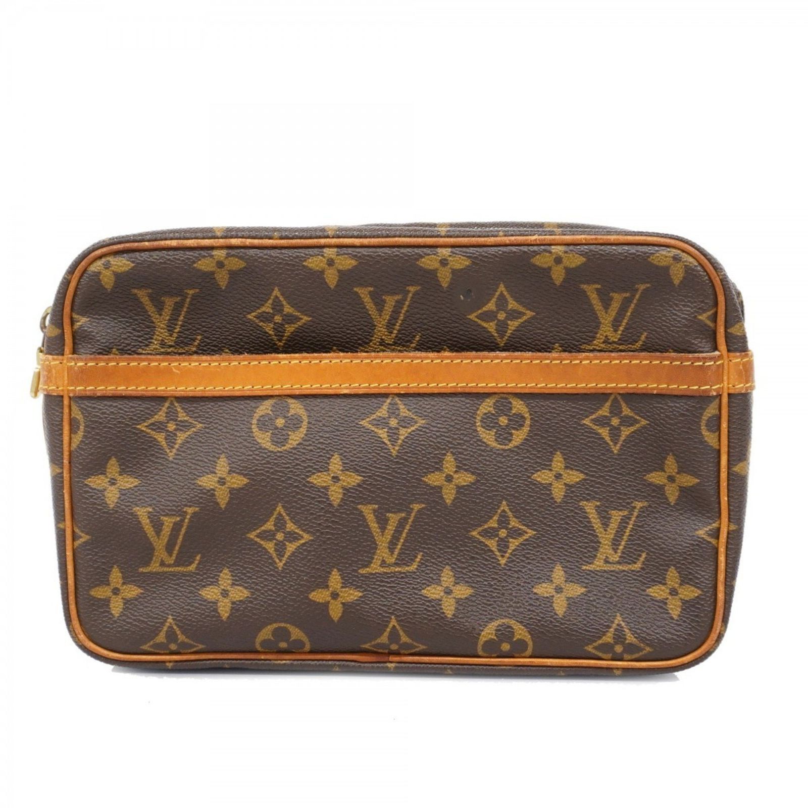 ルイヴィトン　クラッチバッグ　コンピエーニュ23 モノグラム　ブラウン　852 ルイ・ヴィトン(Louis Vuitton) ルイ・ヴィトン クラッチバッグ
