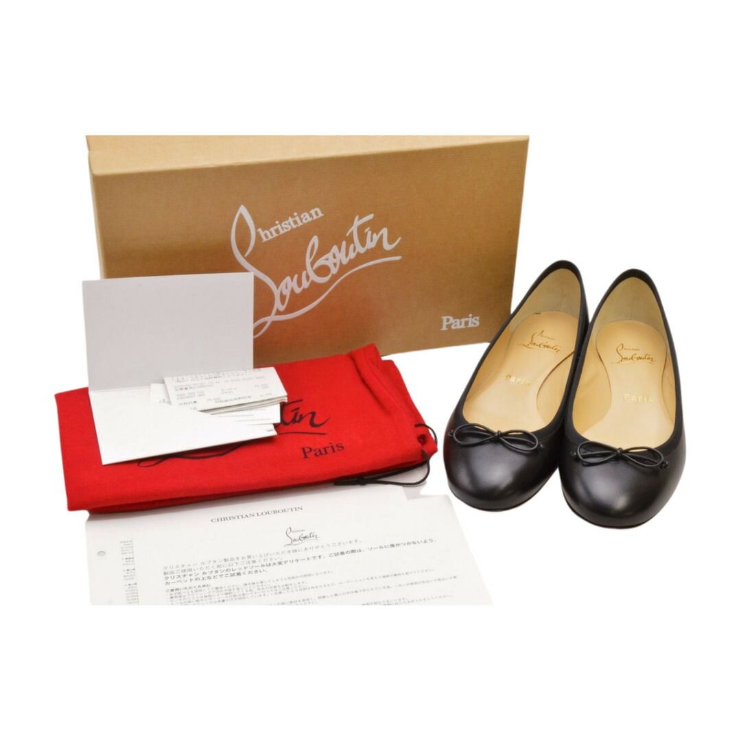 ドゥロワー購入 クリスチャンルブタンバレエシューズ（クリスチャン  
