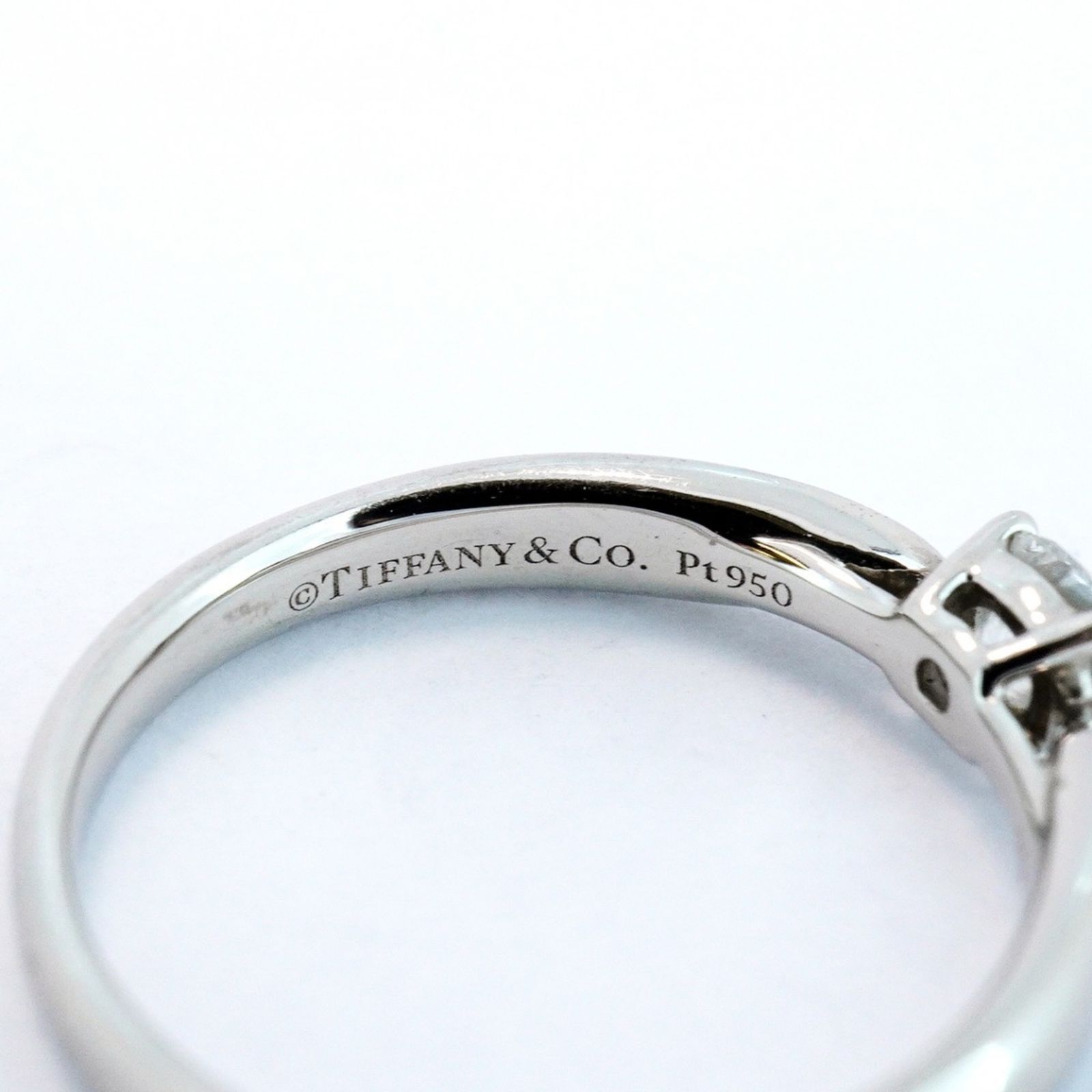 ティファニー Pt950　プラチナリング　指輪 TIFFANY&Co.】ティファニー ハーモニー Pt950プラチナ 6.5号