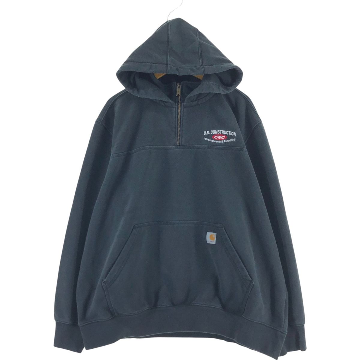 古着 カーハート Carhartt RAIN DEFENDER LOOSE FIT ハーフジップ スウェットプルオーバーパーカー メンズXXL相当/eaa514720