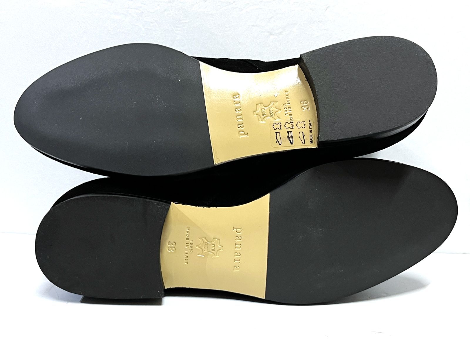 38 24㎝相当 ◆イタリア製 panara｜パナラ チャッカブーツ シューズ 靴 KWY KIN-KAAI_COM