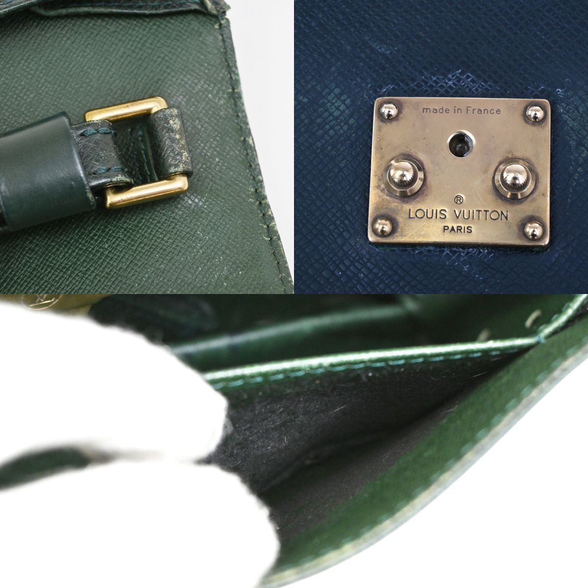 美品✨LOUIS VUITTON クラッチバッグ　タイガ　ポシェット　クラド LOUIS VUITTON ルイヴィトン ポシェット クラド タイガ クラッチ