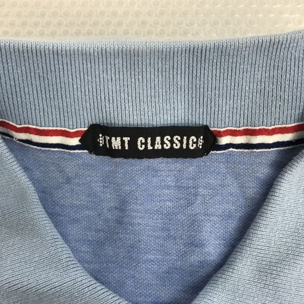 TMT CLASSIC/ティーエムティー☆半袖ポロシャツ【メンズM/blue/青