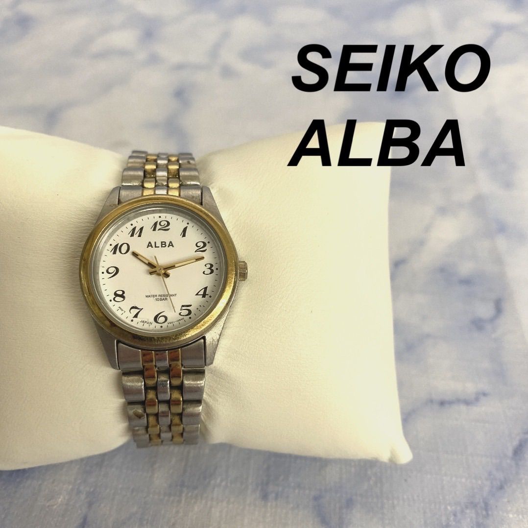 SEIKO セイコー ALBA アルバ レディース腕時計 ゴールド