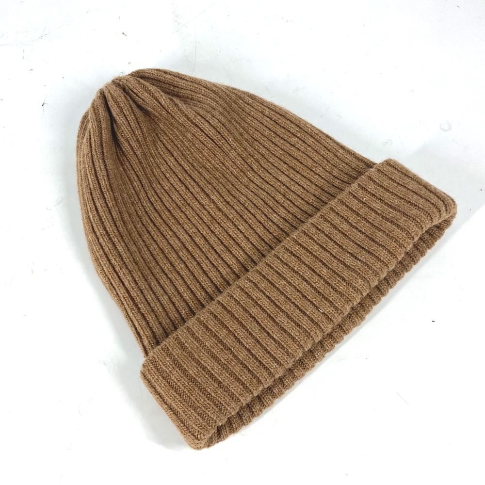 BURBERRY バーバリー ニット帽 ウール ブラウン - メルカリ