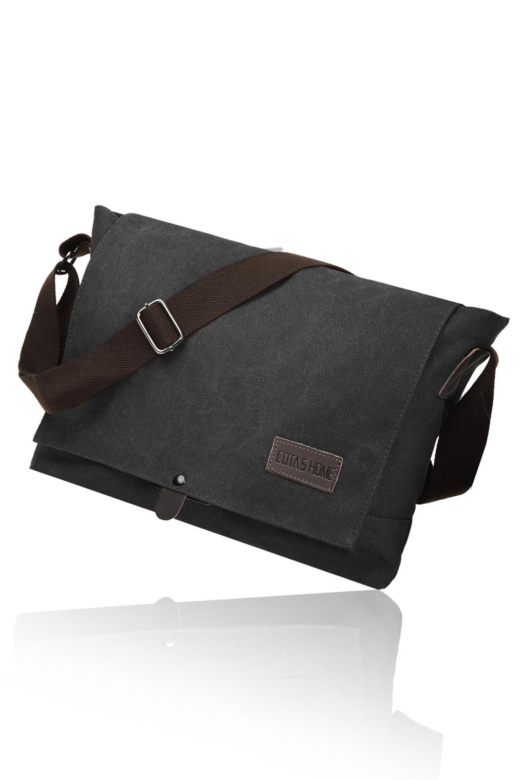 【特価セール】[Cota's home] 育てるバッグ ショルダー メンズ YKK ファスナー A4 大容量 メッセンジャー 肩掛け 斜めがけ カバン 帆布 【使いやすくなって新登場】