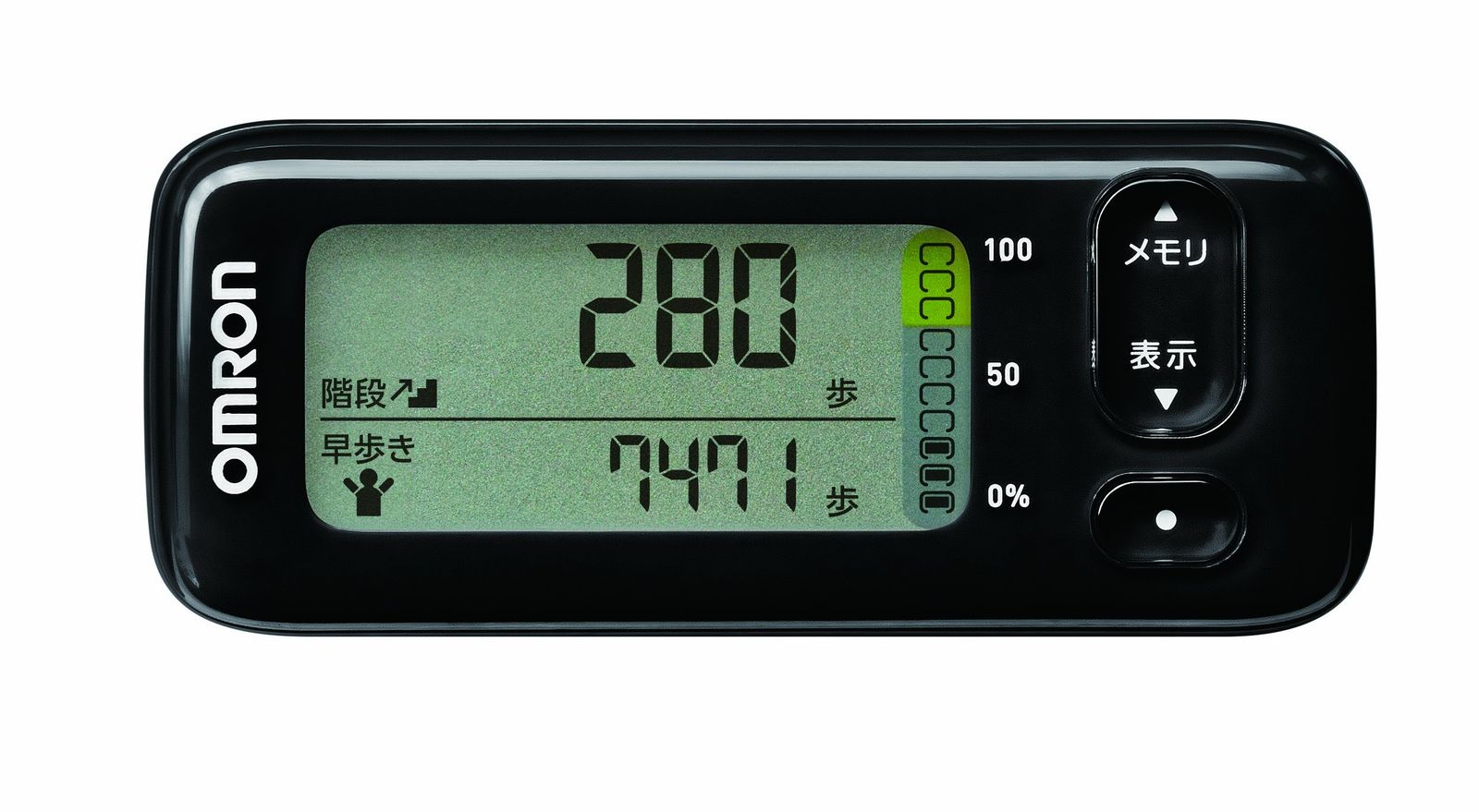 オムロン(OMRON) 活動量計 カロリスキャン WellnessLink ブラック HJA-401F-BK 